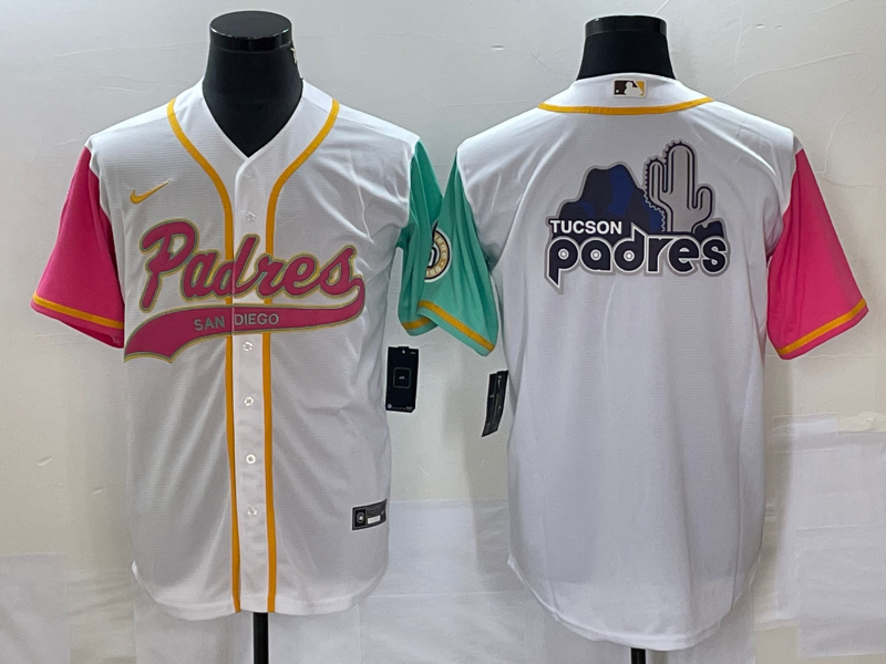 Men's San Diego Padres White City Connect Replica Team Jersey1 Joint Edition