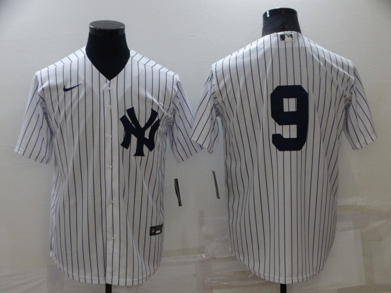 Men's New York Yankees Roger Maris #9 White Replica Player Name Jersey1