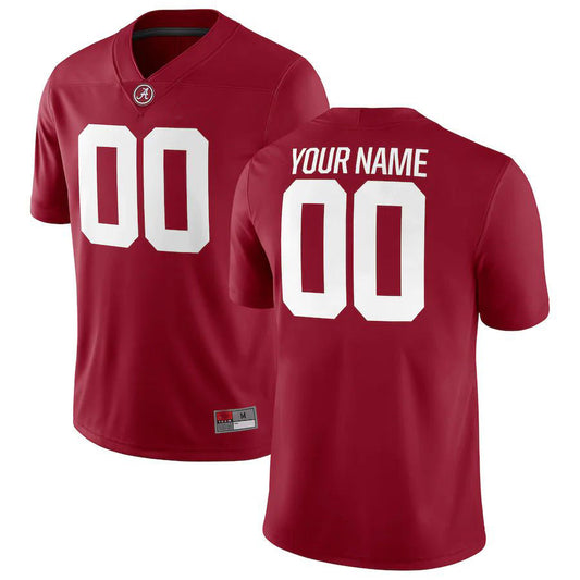 Custom A.Crimson Tide Football Game Jersey Crimson American Stitched College Jerseys