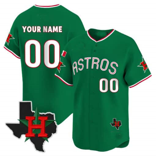Custom Houston Astros Mexico Texas Patch Vapor Premier Limited V3 �?All Stitched Baseball Jersey
