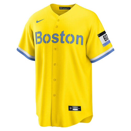 Boston Red Sox City Connect Jersey - Gold