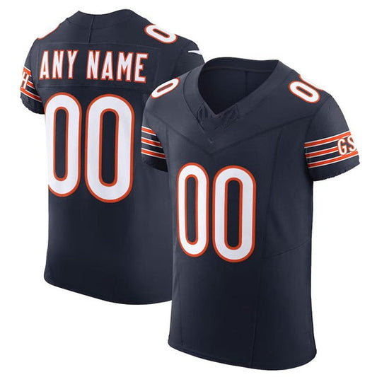 Custom C.Bears Navy Scarlet Vapor F.U.S.E. Elite Jersey Stitched American Football Jerseys