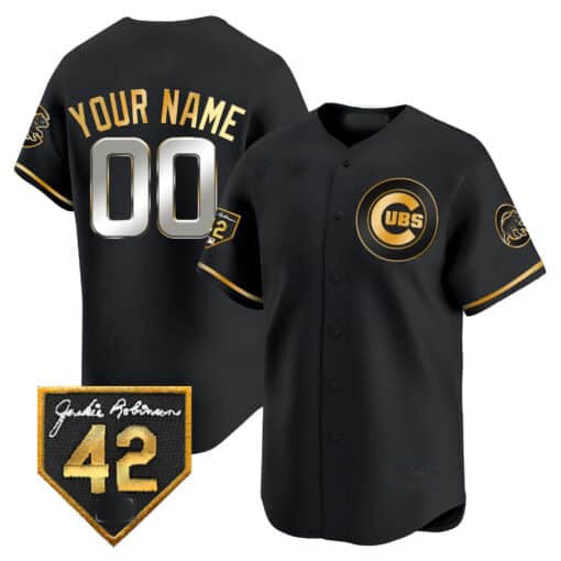 Custom Chicago Cubs 2024 Jackie Robinson Patch Vapor Premier Limited V2– All Stitched Baseball Jersey