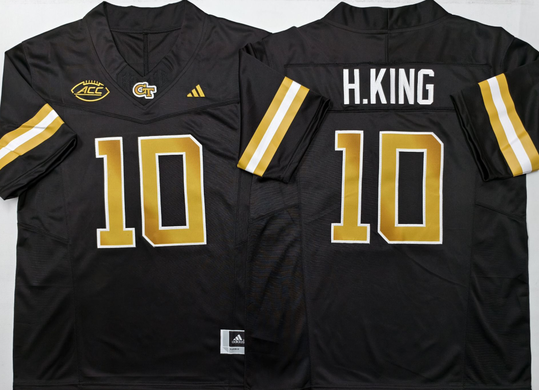 Haynes King Georgia Tech Yellow Jackets Jersey – Black