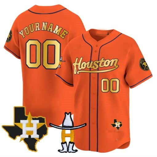 Custom Houston Astros Rodeo Patch Vapor Premier Limited �C All Stitched Baseball Jersey