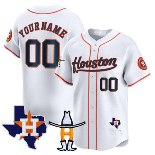 Custom Houston Astros Rodeo Patch Vapor Premier Limited �C All Stitched Baseball Jersey