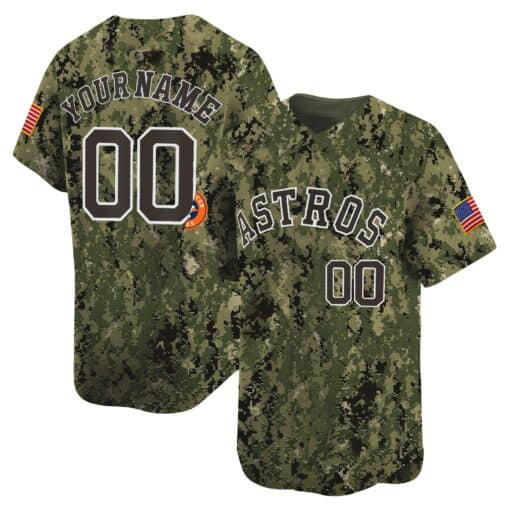 Custom Houston Astros USMC Alternate Vapor Premier Limited �C All Stitched Baseball Jersey
