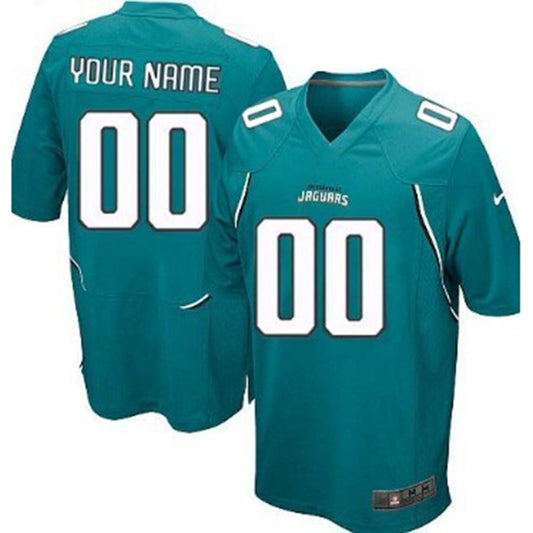 Custom J.Jaguars Green Game Jersey Stitched American Football Jerseys