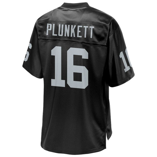 L.Raiders #16 Jim Plunkett Pro Line Black Retired Team Player Jersey Stitched American Football Jerseys