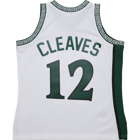 M.State Spartans #12 Mateen Cleaves Mitchell & Ness 125th Basketball Anniversary 1999 Throwback Fashion Jersey – White Stitched American College Jerseys