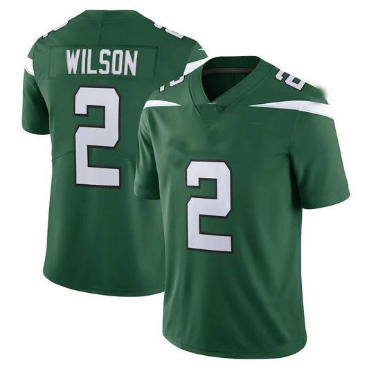 NY.Jets #2 Zach Wilson Gotham Green Vapor Limited Jersey Stitched American Football Jerseys