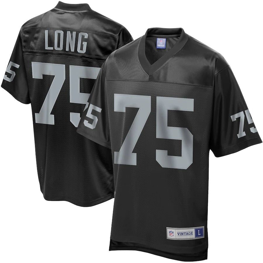 L.Raiders #75 Howie Long Pro Line Retired Player Jersey Stitched American Football Jerseys