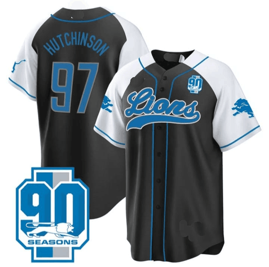 D.Lions #97 Aidan Hutchinson Black 2024 American Football Jerseys
