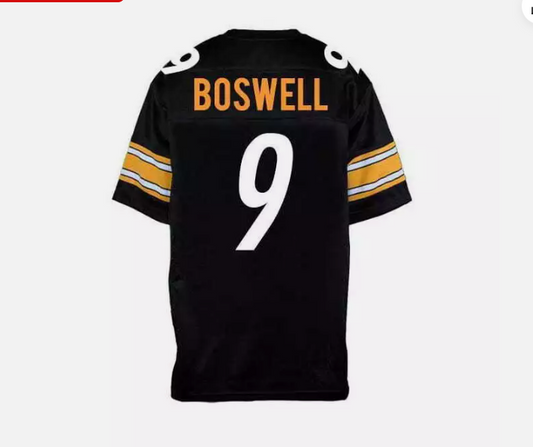 P.Steelers #9 Chris Boswell Game Jersey - Black