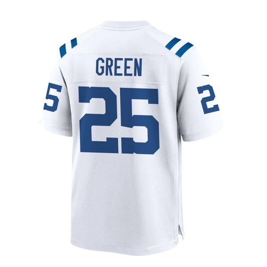 IN.Colts #25 Marshay Green White 30th Player Game Jersey Stitched American Football Jerseys