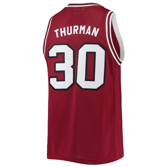 A.Razorbacks #30 Scotty Thurman Original Retro Brand Alumni Commemorative Classic Basketball Jersey Cardinal Stitched American College Jerseys
