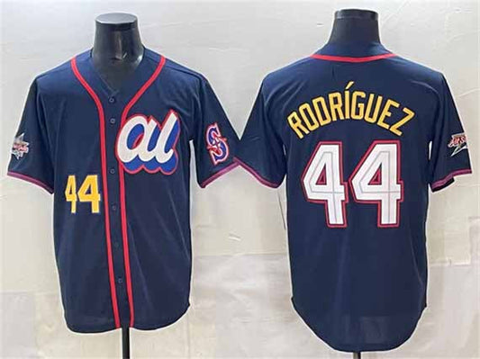 Seattle Mariners American League #44 Julio Rodríguez Navy 2025 All-Star Edition Limited Stitched Baseball Jersey