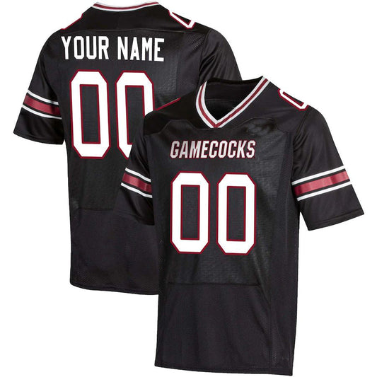 Custom S.Carolina Gamecocks Under Armour Alternate Replica Jersey Black Stitched American College Jerseys