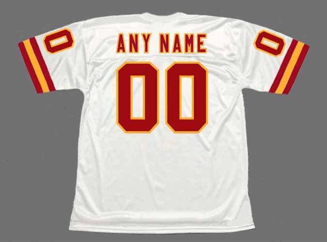 Custom KC.Chiefs Mitchell & Ness Throwback Collection White Stitched American Football Jerseys
