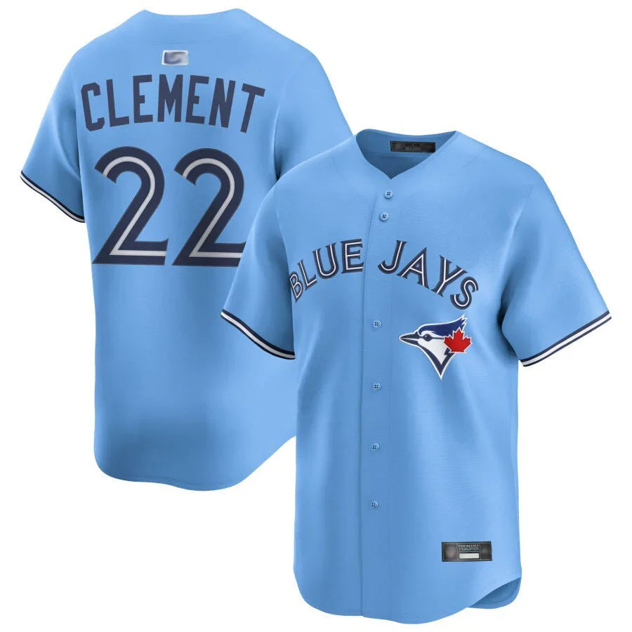 Ernie Clement Toronto Blue Jays Jersey - Light Blue