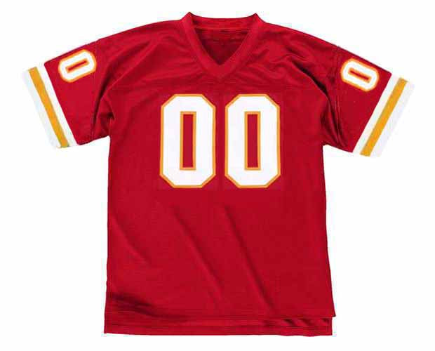 Custom KC.Chiefs Mitchell & Ness Throwback Collection Red Stitched American Football Jerseys