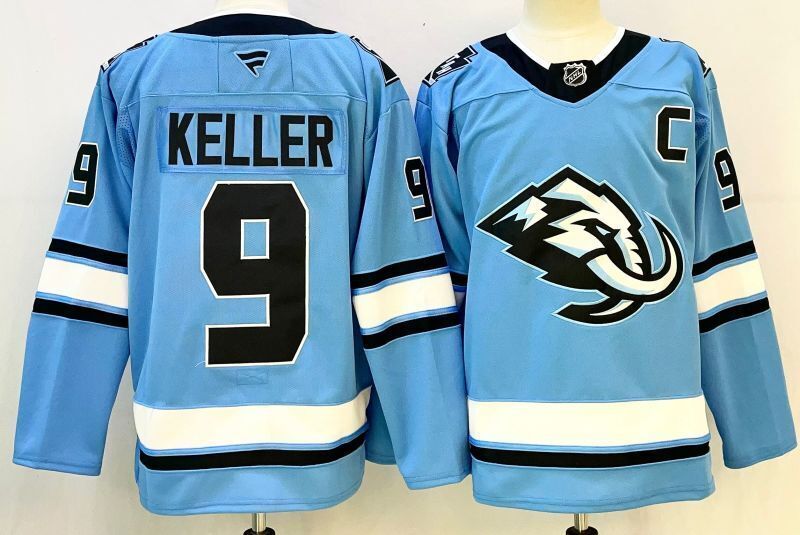 Men's Utah Mammoth Clayton Keller #9 Fanatics Blue Player Jersey