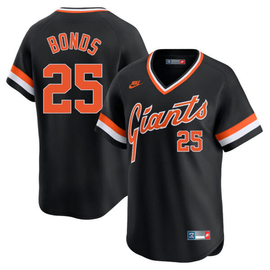 Barry Bonds San Francisco Giants Cooperstown Collection Jersey - Black