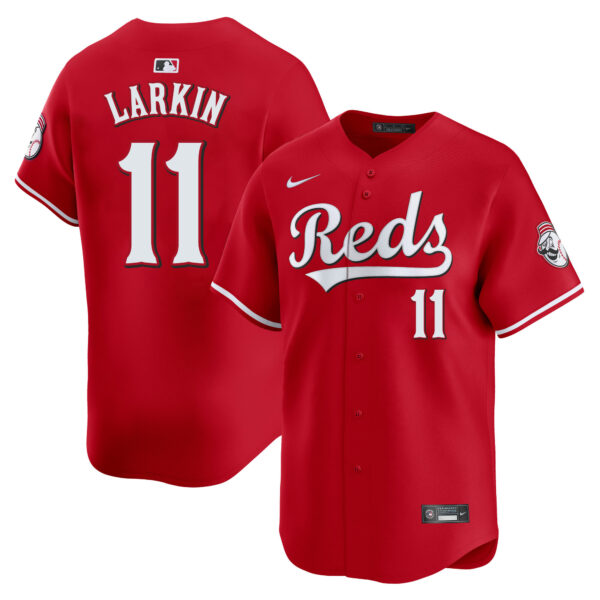 Barry Larkin Cincinnati Reds Alternate Limited Jersey - Red