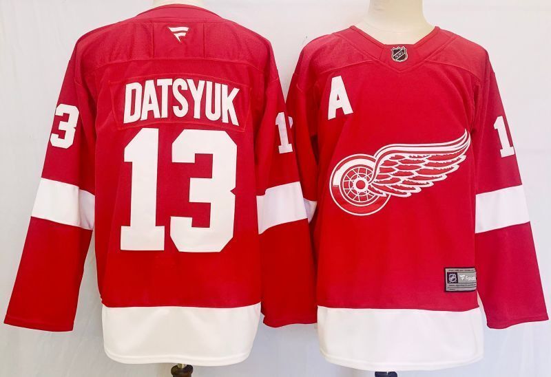 Men's Detroit Red Wings Pavel Datsyuk #13 Fanatics Red Player Jersey