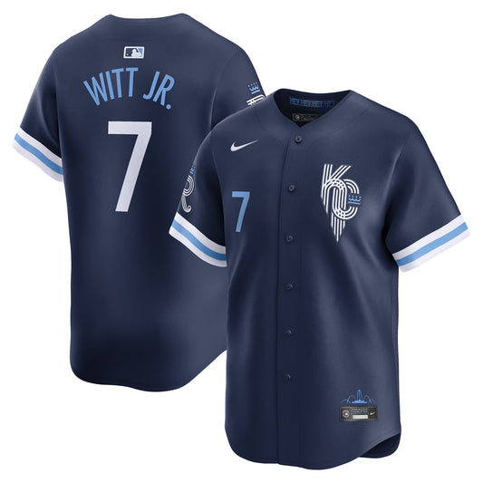 Bobby Witt Jr Kansas City Royals City Connect Jersey - Navy
