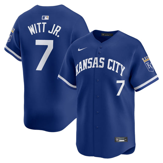 Bobby Witt Jr Kansas City Royals Alternate Jersey - Royal Blue