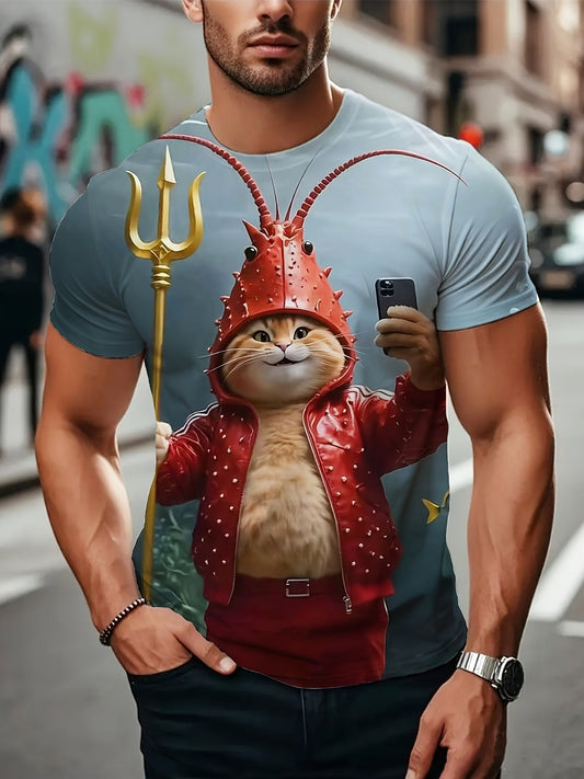 2025 Summer Men'S Graphic T-Shirt