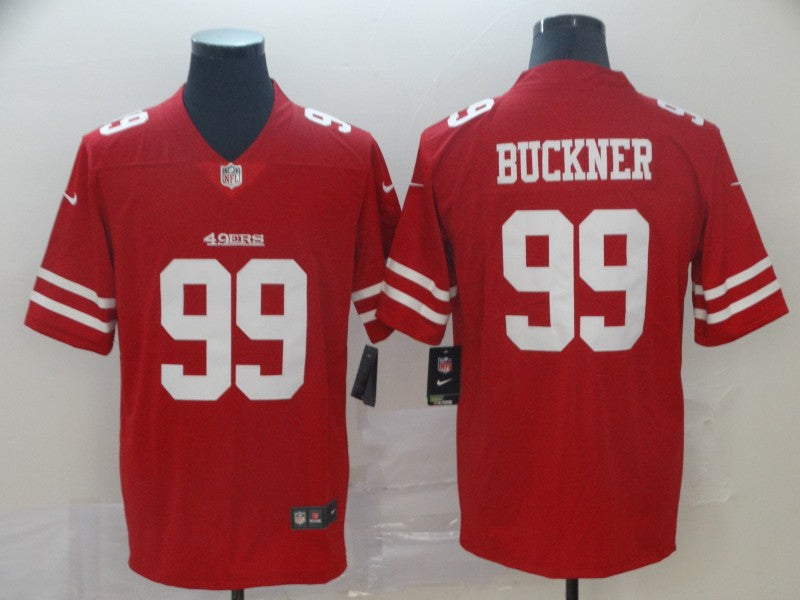 Men's San Francisco 49ers DeForest Buckner #99 Red Game Jersey1