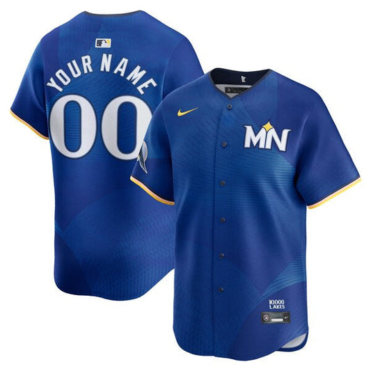Custom Minnesota Twins City Connect Jersey - Royal Blue