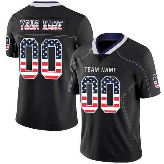 Custom D.Cowboys American Men's Youth And Women Stitched Black Football Jersey Personalize Birthday Gifts Jerseys