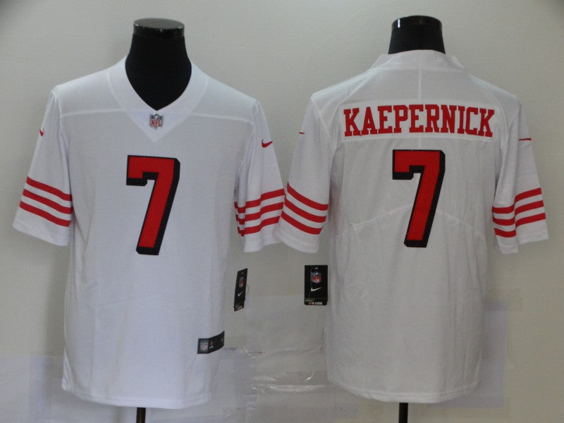 Men's San Francisco 49ers Colin Kaepernick #7 White Game Jersey1