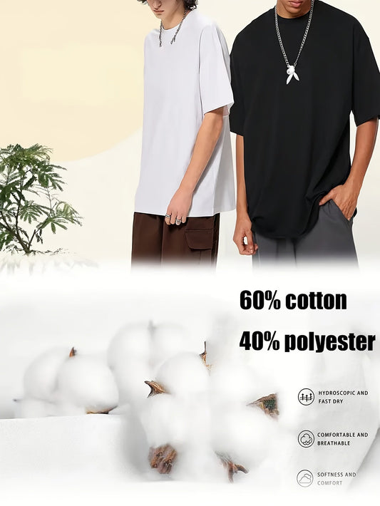 10pcs Men's Heavyweight T-Shirts