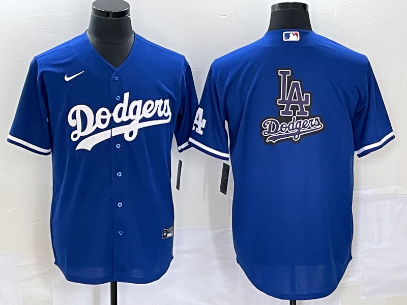 Men's Los Angeles Dodgers Royal Replica Team Jersey1