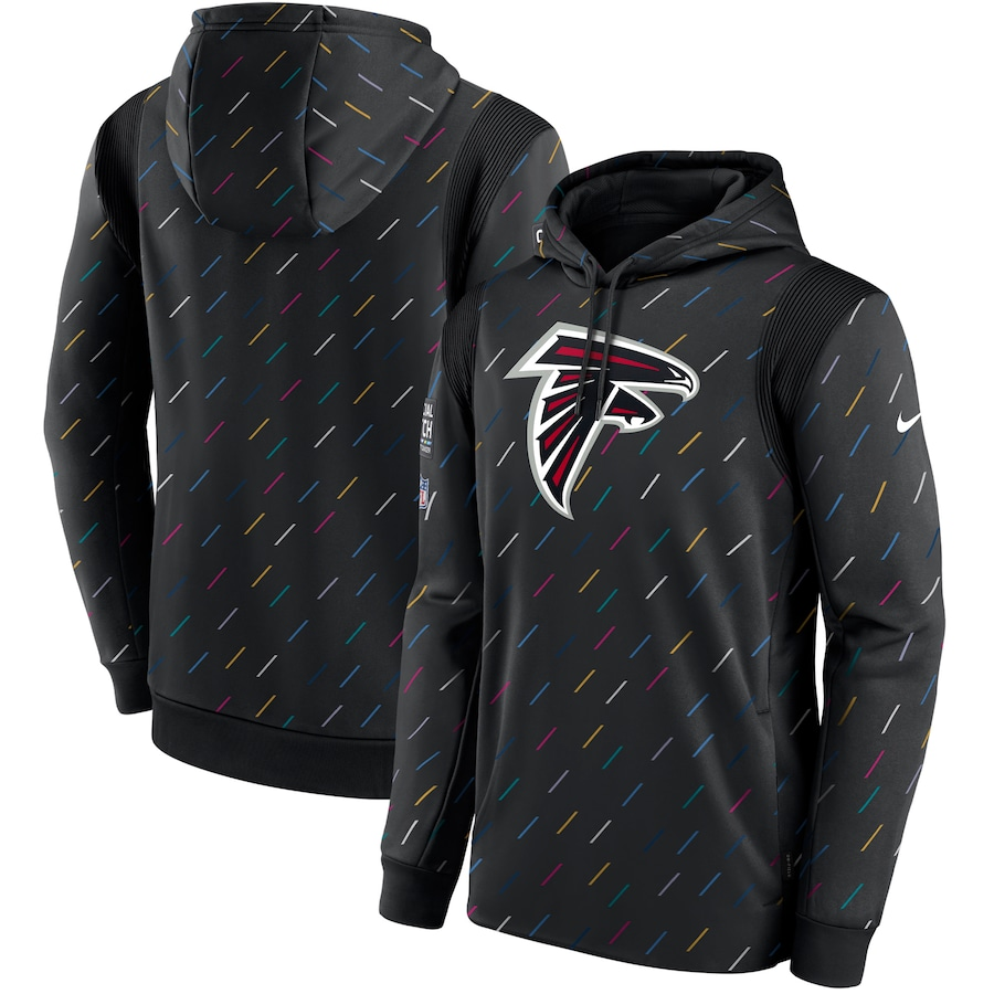 Men's Atlanta Falcons NFL 2021 Salute to Service Hoodie1 Black