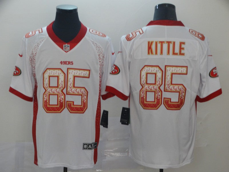 Men's San Francisco 49ers #85 George Kittle White Game Player Jersey1