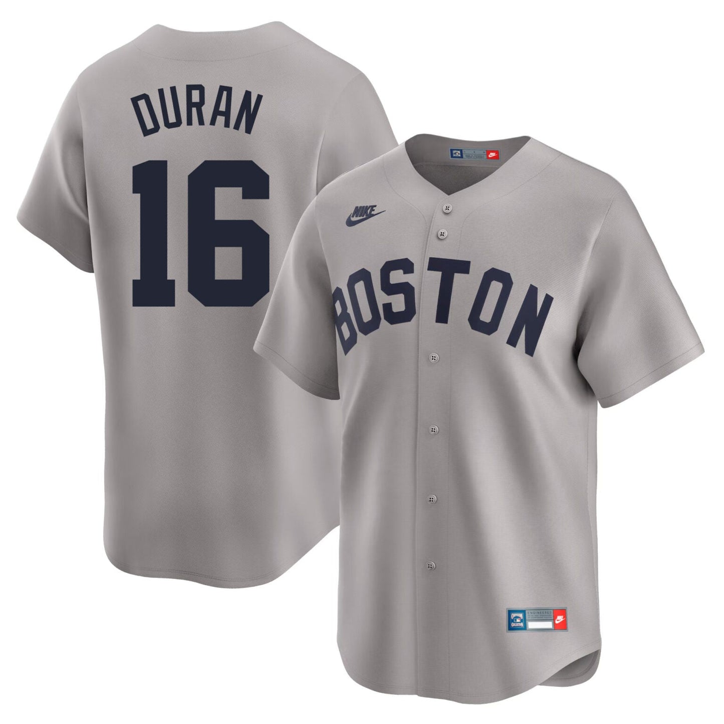 Jarren Duran Boston Red Sox Throwback Limited Jersey – Gray