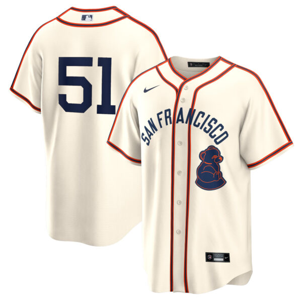 Jung Hoo Lee San Francisco Giants 2024 Rickwood Classic Jersey - Cream