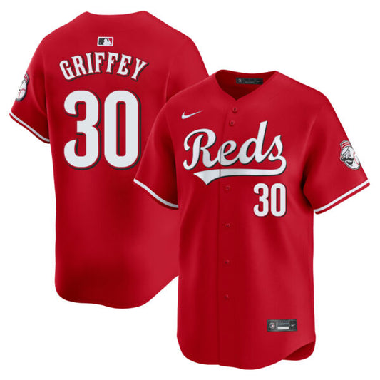 Ken Griffey Jr Cincinnati Reds Alternate Limited Jersey - Red