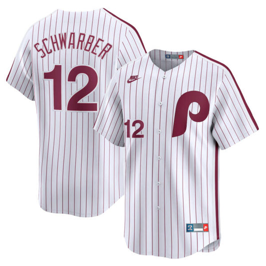 Kyle Schwarber Philadelphia Phillies Cooperstown Limited Jersey - White