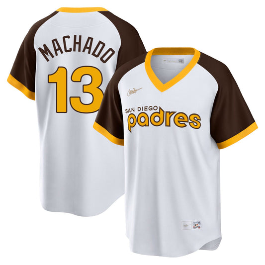 Manny Machado San Diego Padres Cooperstown Limited Jersey – White