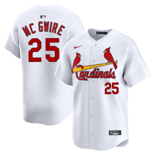 Mark McGwire St. Louis Cardinals Home Limited Jersey - White