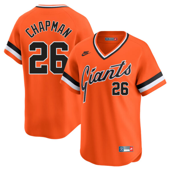 Matt Chapman San Francisco Giants Cooperstown Collection Jersey - Orange