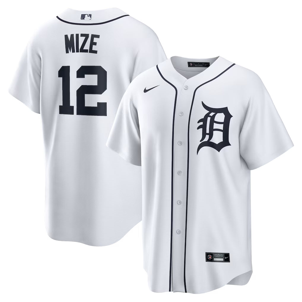 Casey Mize Detroit Tigers Home Jersey - White