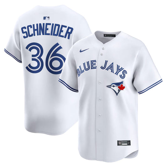 Davis Schneider Toronto Blue Jays Home Jersey - White