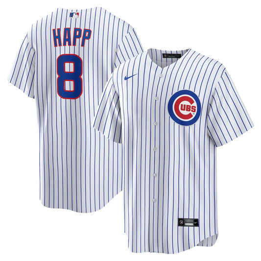 Ian Happ Chicago Cubs Home Jersey - White